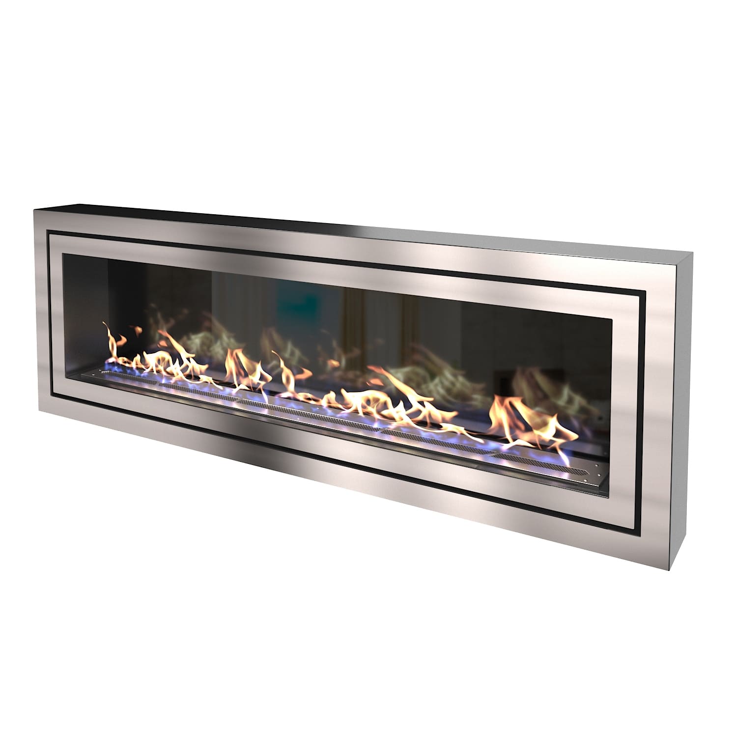 Биокамин "Русский огонь" Стенли 1300N настенный с декоративным стеклом (стемалитом) по цене 50 740 руб.