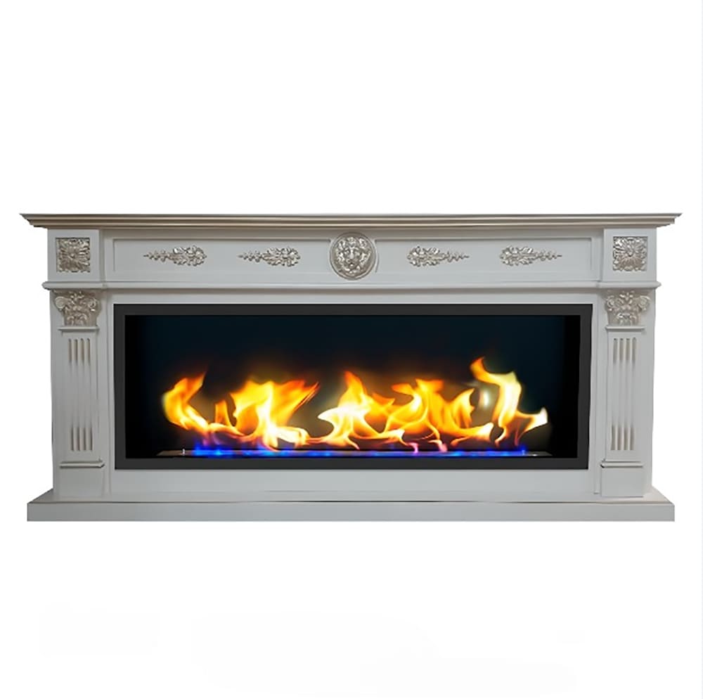 Биокамин в линейном портале "Русский огонь" Колизей с защитным и декоративным стеклом по цене 116 450 руб.