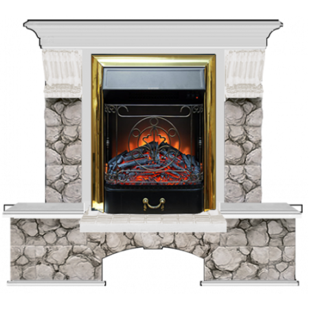 Бостон К Карелия (беленый дуб)+Majestic Brass Бостон К Карелия (беленый дуб)+Majestic Brass