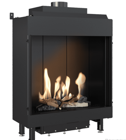 Газовая топка Kratki LEO/76/62/G20, магистральный газ