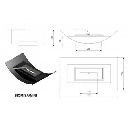 Биокамин Kratki MISA MINI белый Биокамин Kratki MISA MINI белый по цене