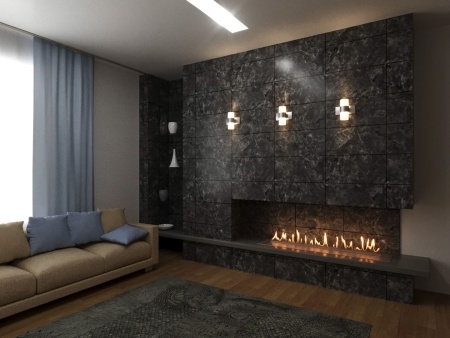 Автоматический биокамин Lux Fire Smart Flame 1200 RC INOX по цене 416 900 руб.