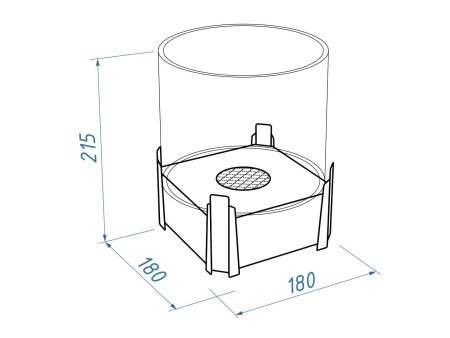 Настольный биокамин Lux Fire Зодиак "Скорпион" Белый по цене 15 000 руб.