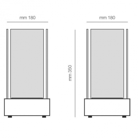 Биокамин TecnoAirSystem Aosta Silver Биокамин TecnoAirSystem Aosta Silver по цене 11 550 руб.