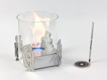 Настольный биокамин Lux Fire Зодиак "Близнецы" Белый по цене 15 000 руб.