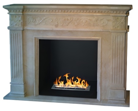 Биокамин в мраморном портале "Русский огонь" Jambo по цене 380 000 руб.